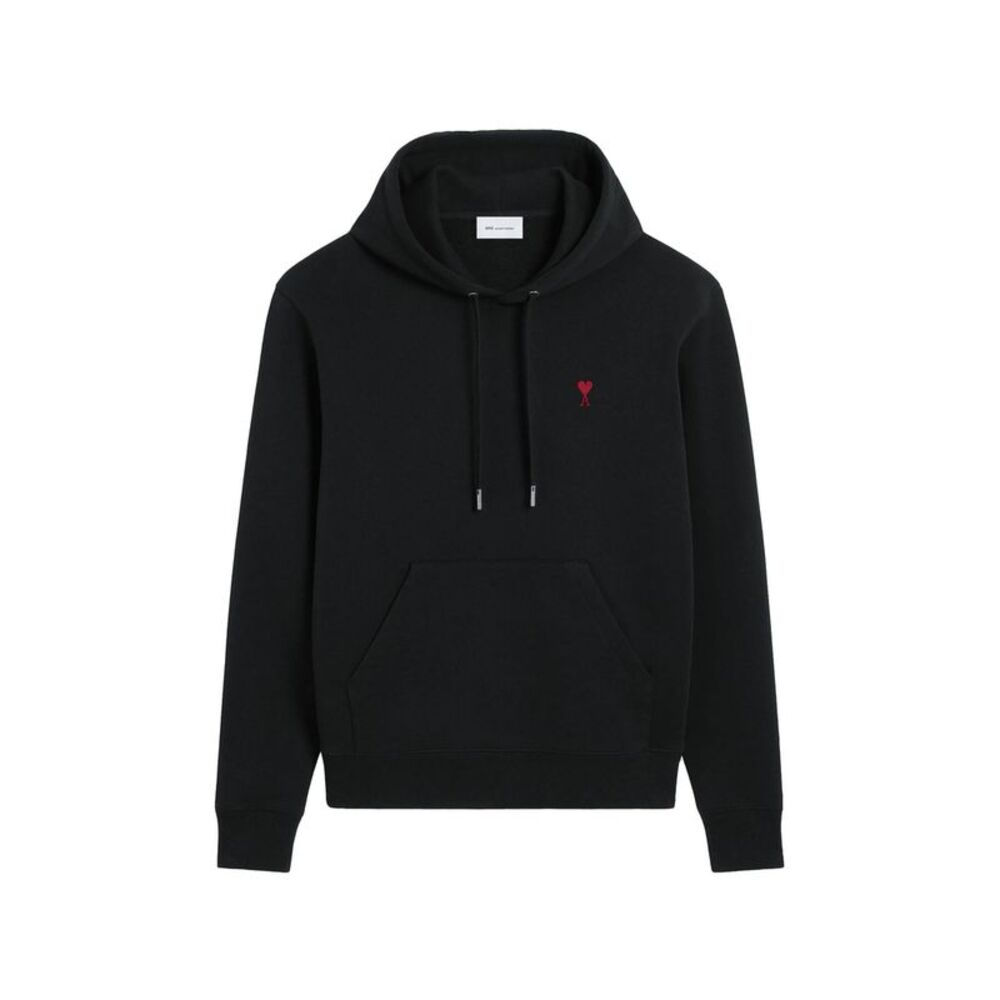 Ami Paris Black Tops - Hoodies Women